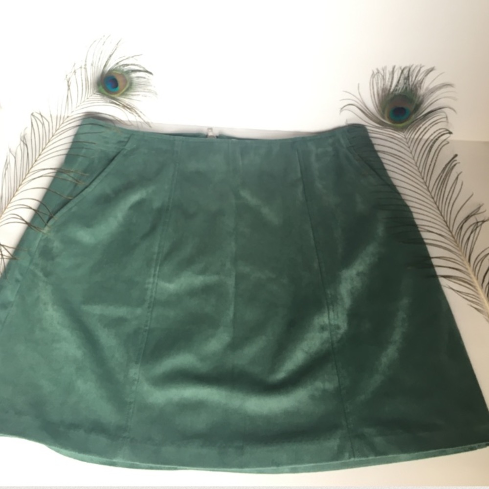 Kendall + Kylie Suede Skirt