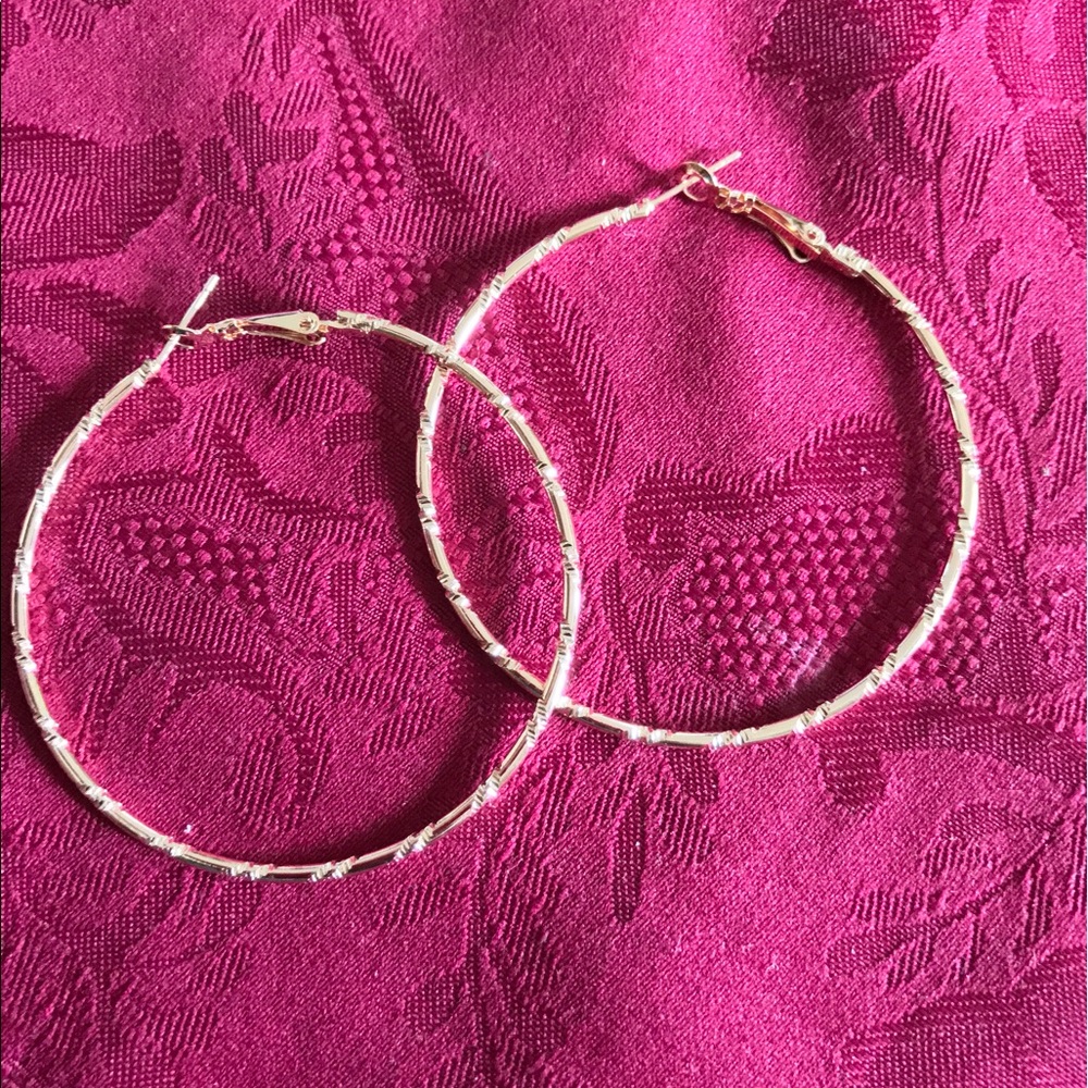 Gold & Silver Hoops