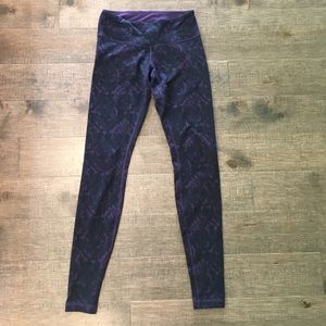 Patterned Lulu Lemon Wonder Unders