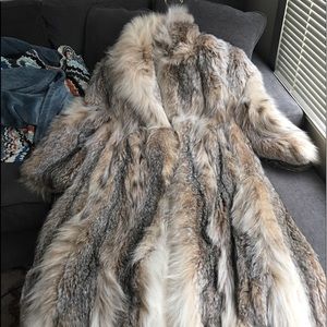 Real Lynx long coat