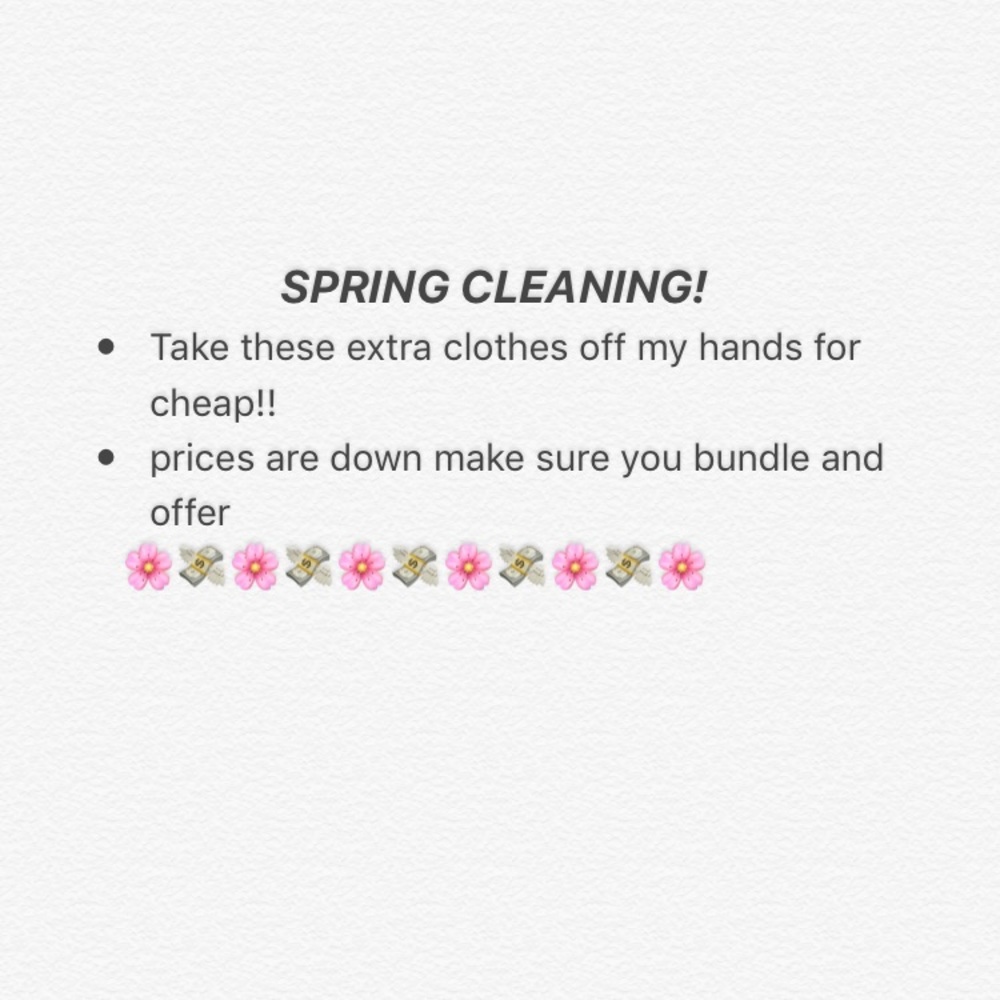SPRING CLEANING