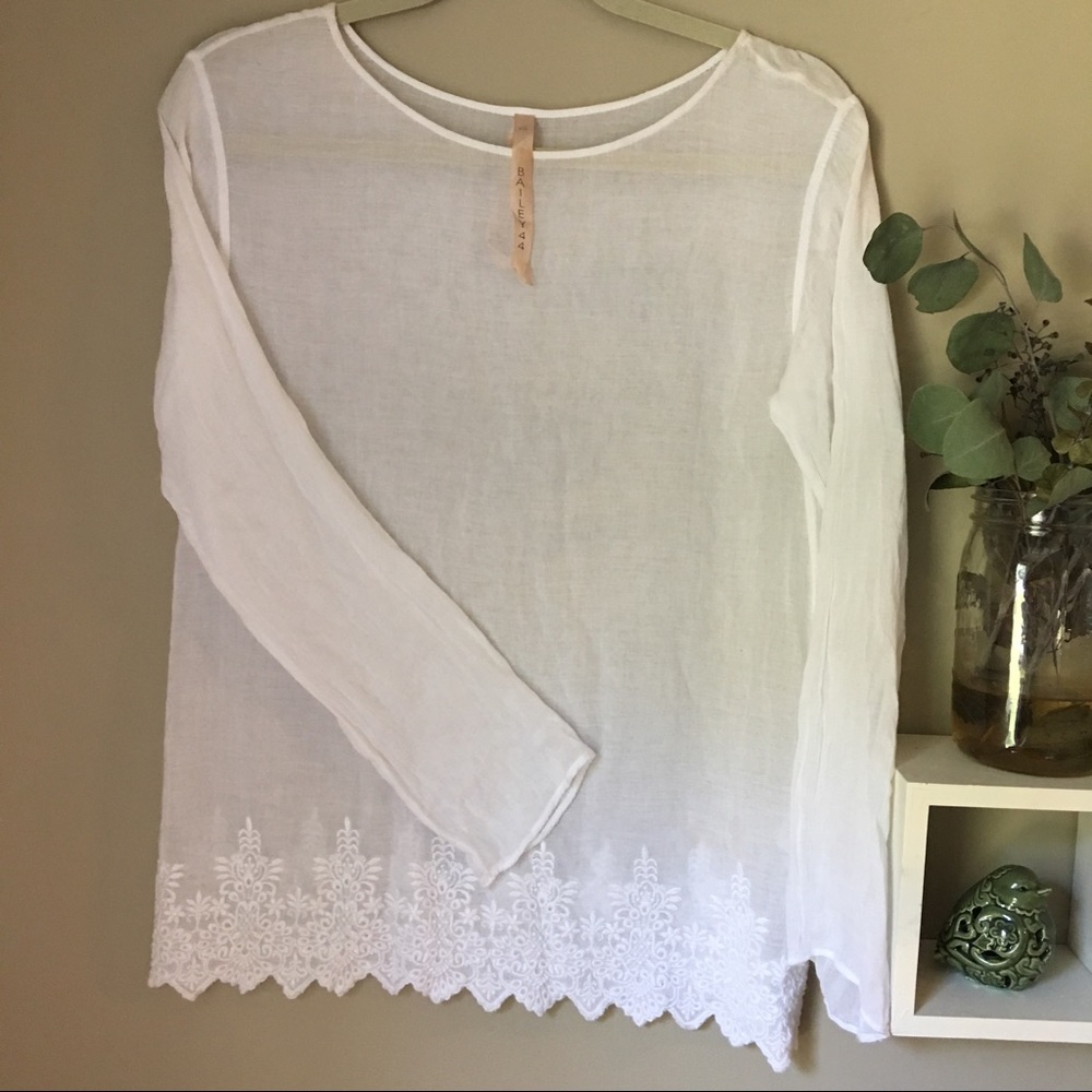 Bailey 44 White Bohemian Blouse