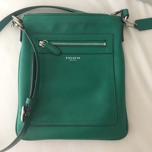 Green Coach cross body