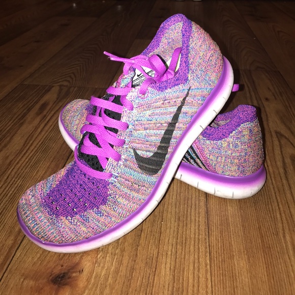 Nike Shoes - Nike free run flyknit hyper violet gamma Sz 7