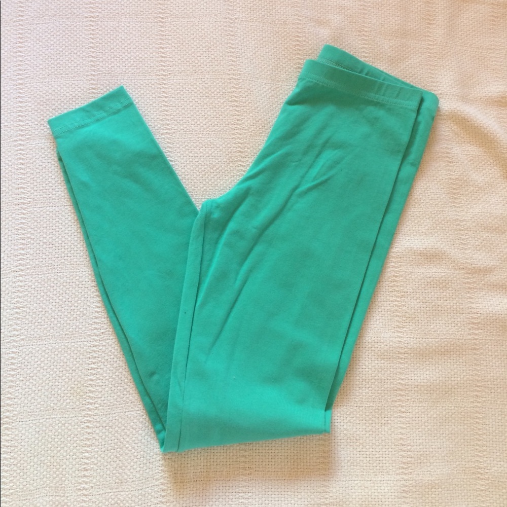 American Apparel  Light Blue/green leggings