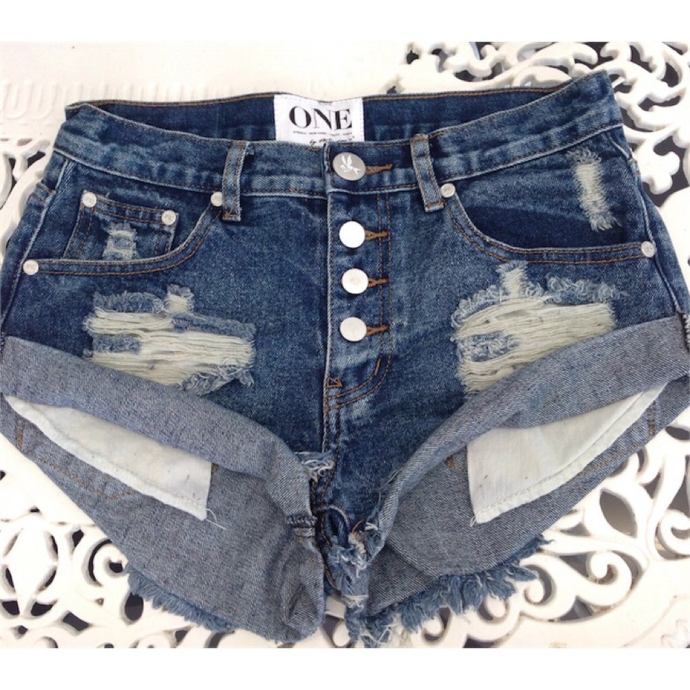 One Teaspoon Bandit Jean Shorts