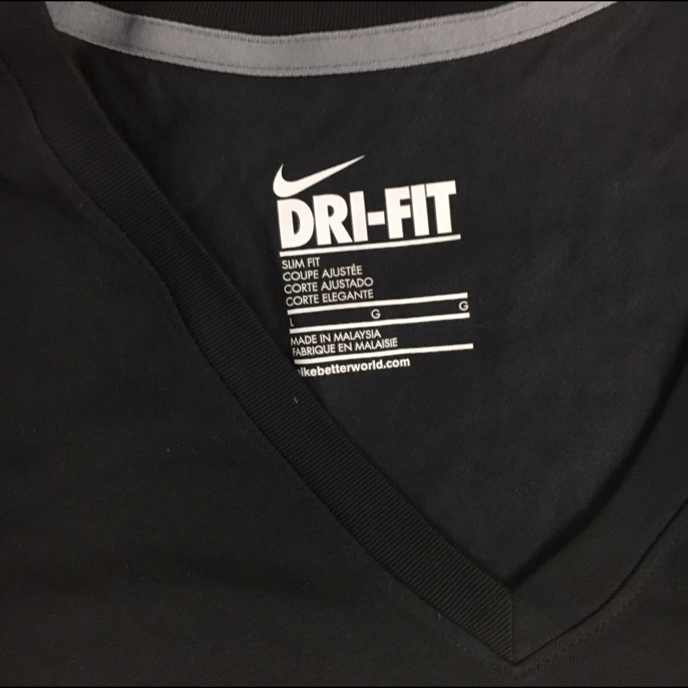 NEW NWT Nike Slim Fit Dri-Fit Tee L Vanderbilt LAX - Picture 2 of 4