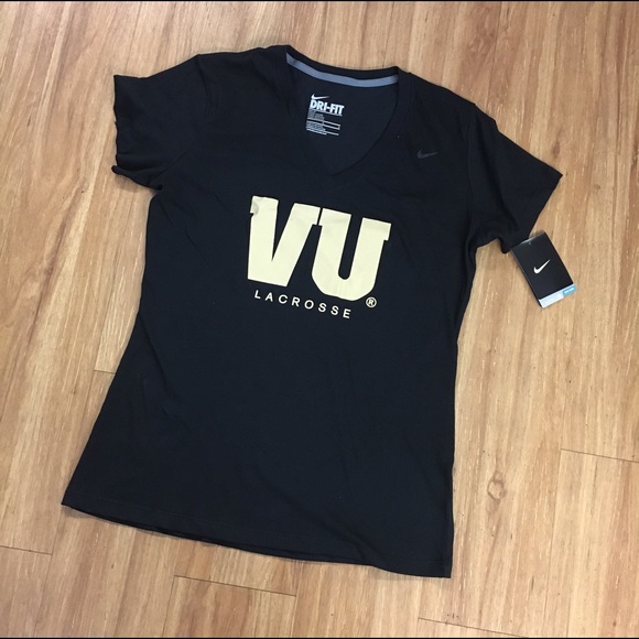 Nike Tops - NEW NWT Nike Slim Fit Dri-Fit Tee L Vanderbilt LAX