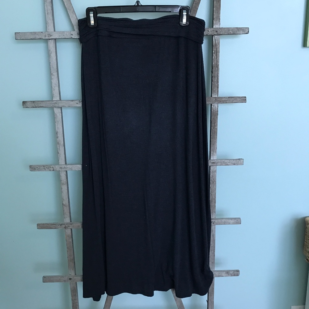 J. Crew Navy Maxi Skirt Size Small