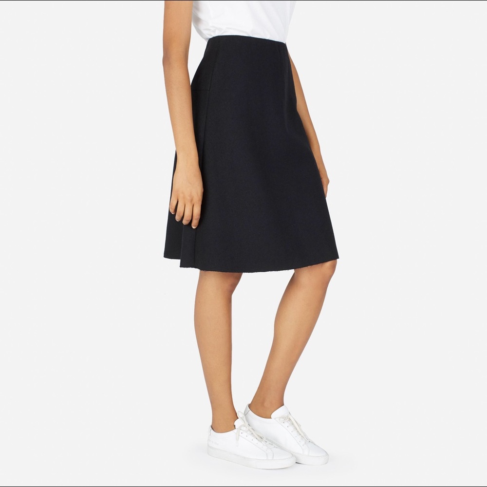 Everlane Premium Wool Flares Skirt