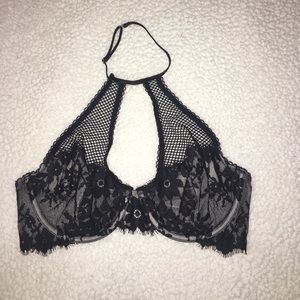 Black Dream Angels Halter Bra