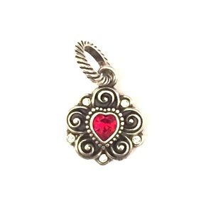 Brighton July Birthstone Charm (red)