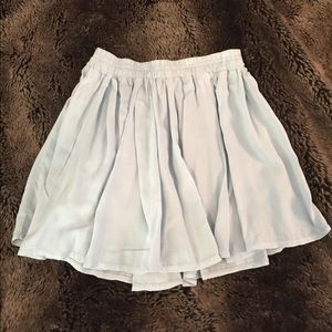 Baby blue Brandy short skirt