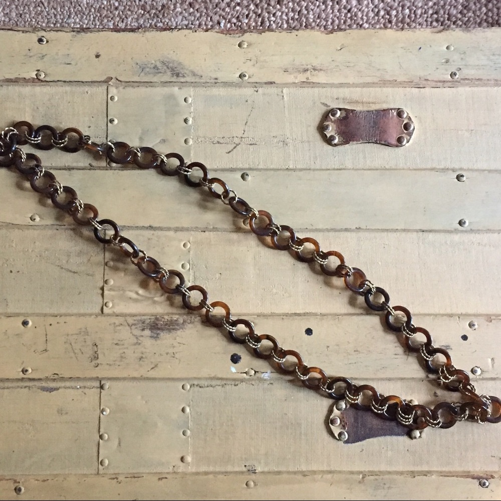 BOHO VINTAGE STYLE ETHEREAL LINK CHAIN NECKLACE