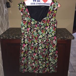 Nanette Lepore flowered fitted spring dress