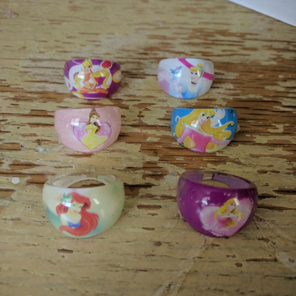 NWOT 💍 Size 4 Disney Princess Rings