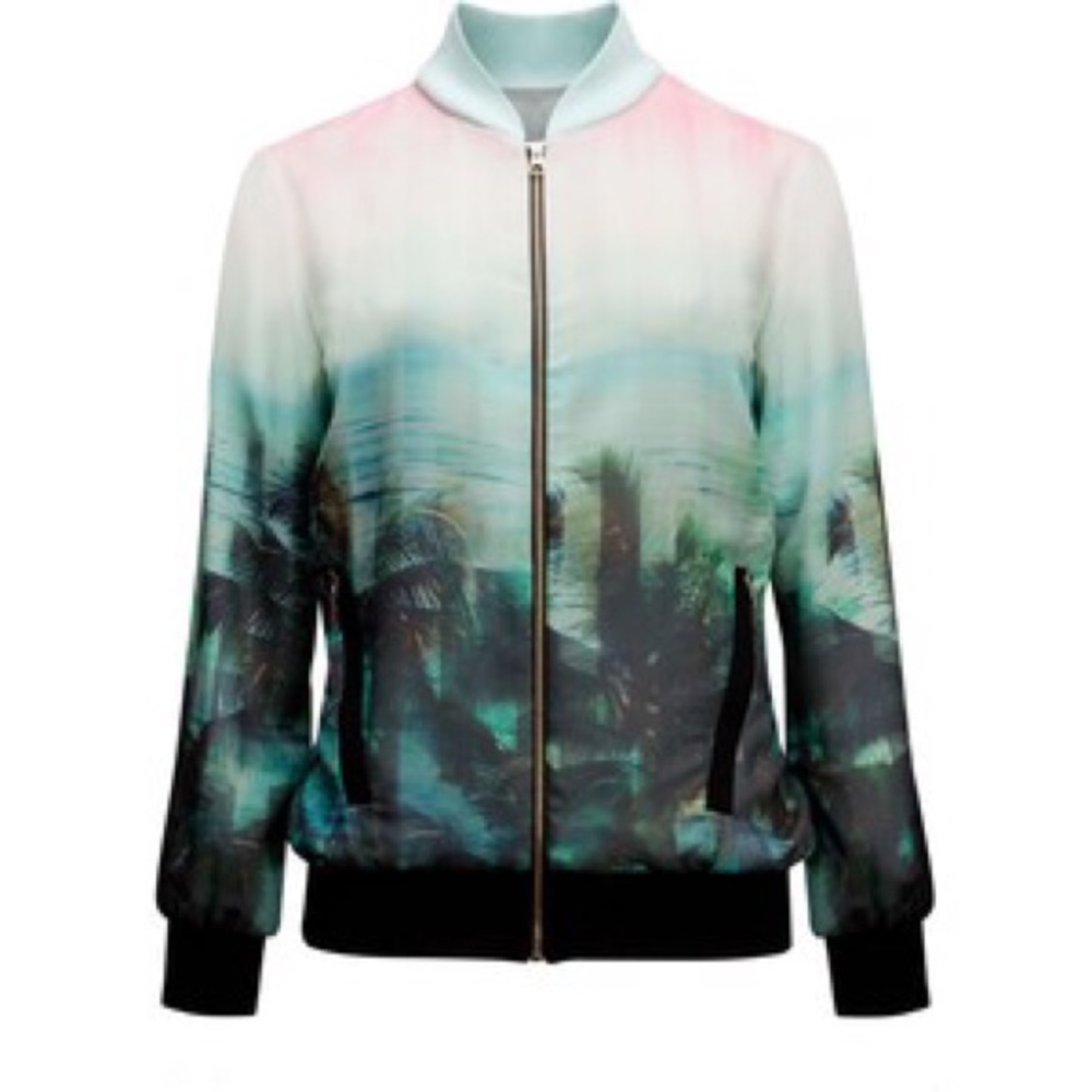TED BAKER PALM TREE BOMBER