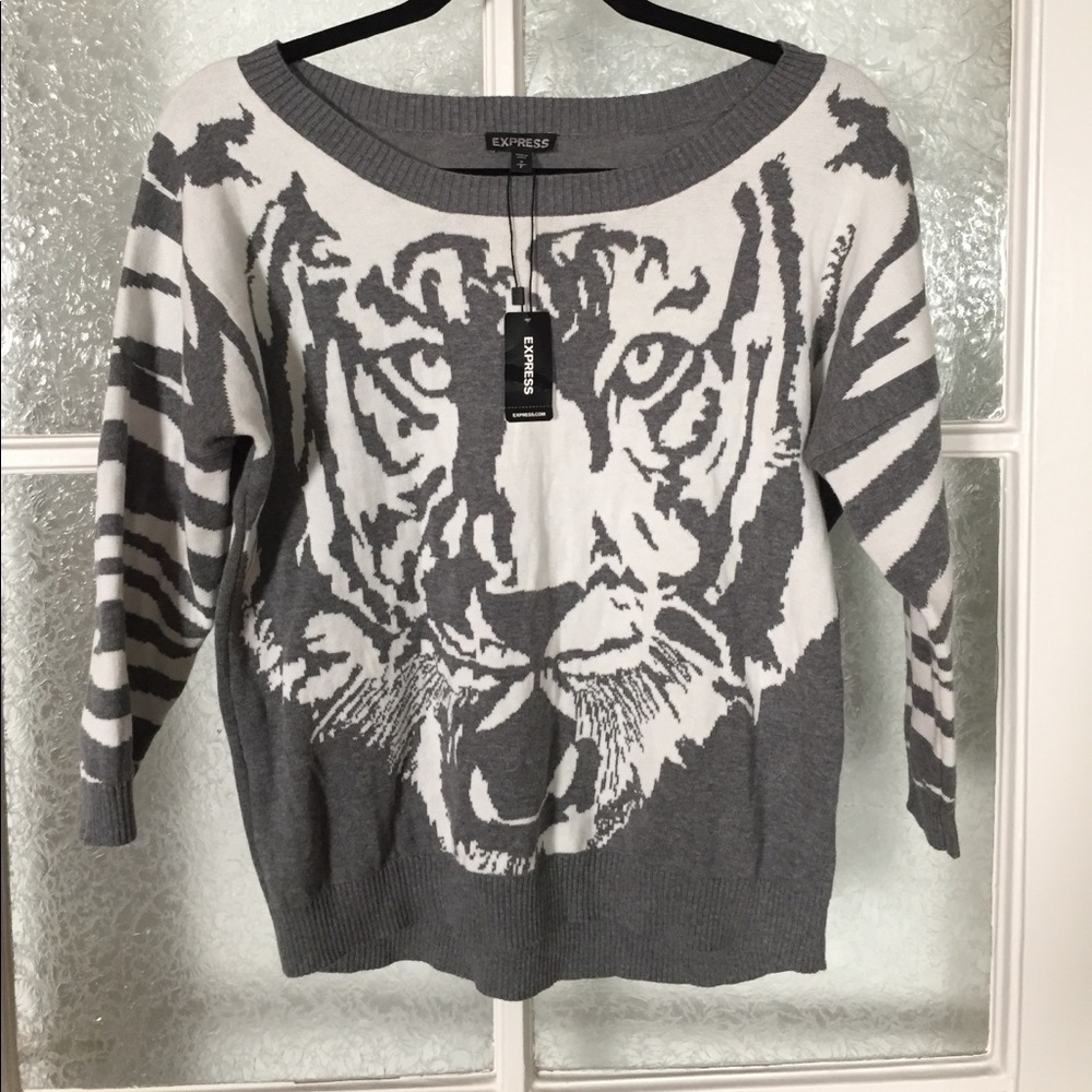 NEW EXPRESS TIGER SWEATER