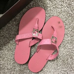 Pink Gucci Sandals