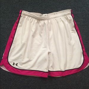 Women's under armour basketball shorts.