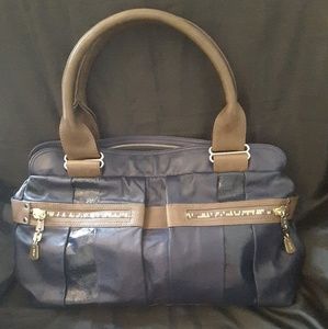 Blue & Brown Clhoe Purse
