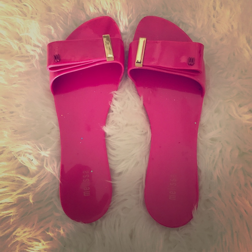 Mini Mellisa Pink flip flop