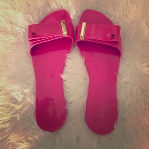 Mini Mellisa Pink flip flop