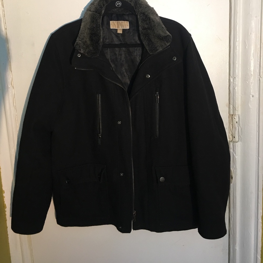 Michael Kors jacket with faux fur lining