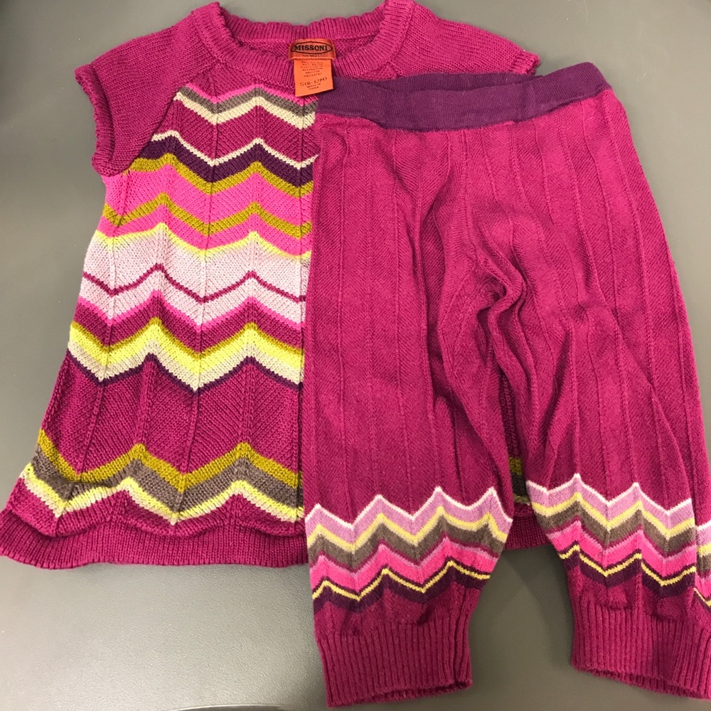 Missoni for Target two-piece set 6-12 months