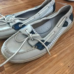 Seersucker sperry topsider