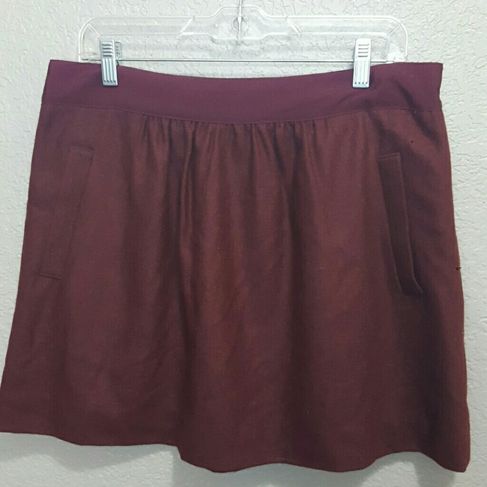 J Crew Bungalow Wool Skirt Sz 12