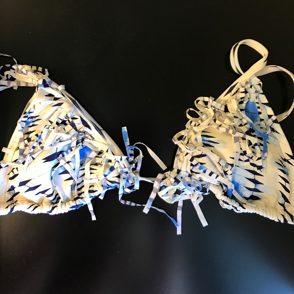 Fringe bikini top