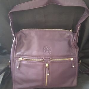Beautiful Purple with gold hardware purse