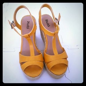 Mudd Wedge Sandals