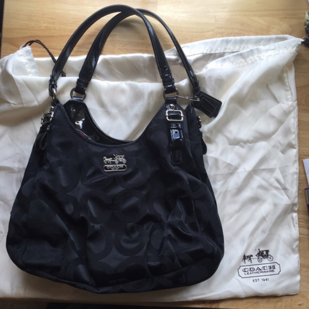 Coach Madison Op Sateen Maggie Bag