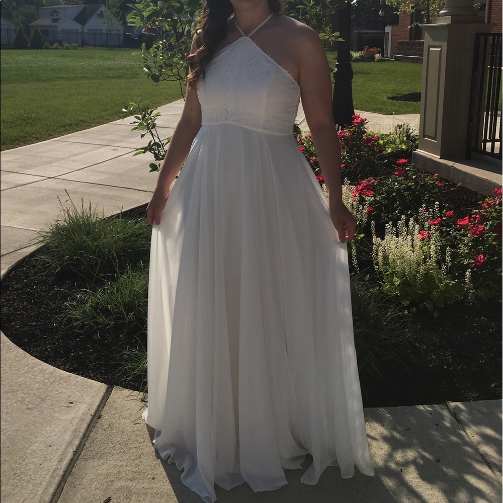LuLu's Long White Dress (Graduation)