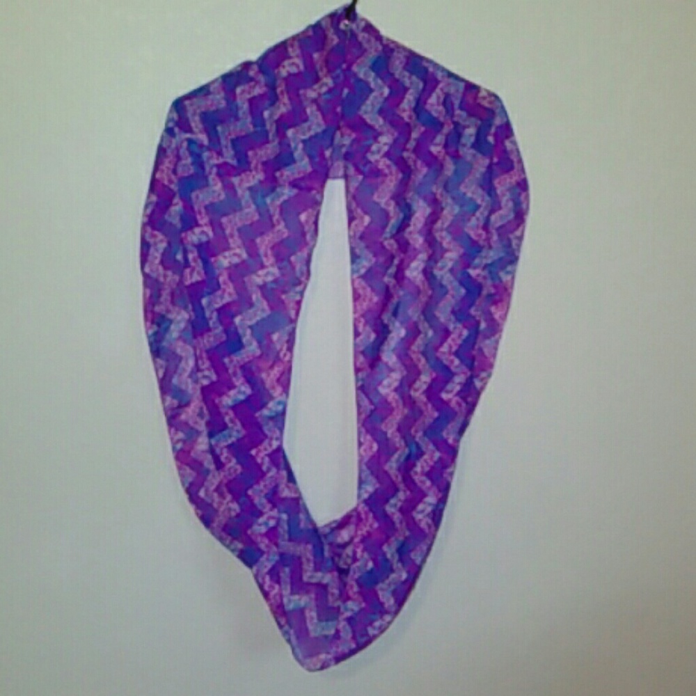 Funky Chevron Infinity Scarf