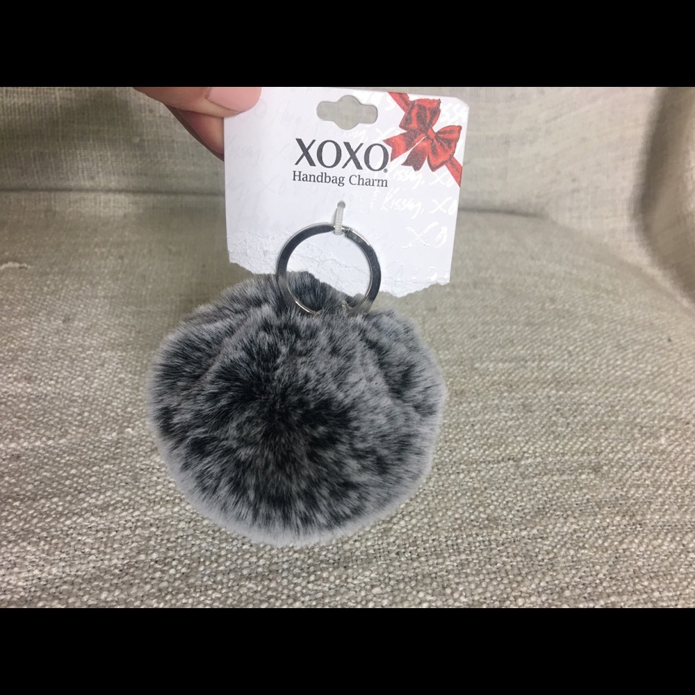 Pom Pom bag Charm