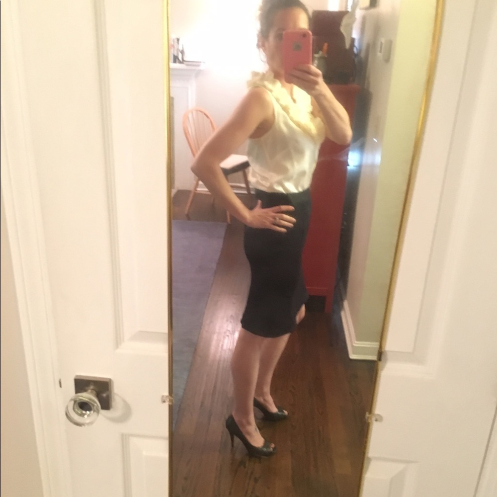 Satin skirt
