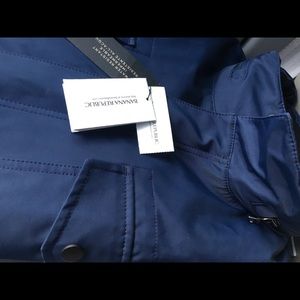 Banana Republic New Navy Crew Zip Jacket
