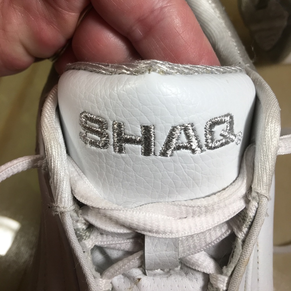 EUC Dunkman Shaq White Basketball Shoe Size 8 1/2