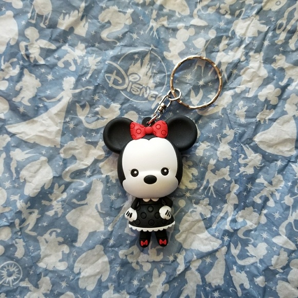 Disney Other - Disney Minnie Mouse Black Dress keychain