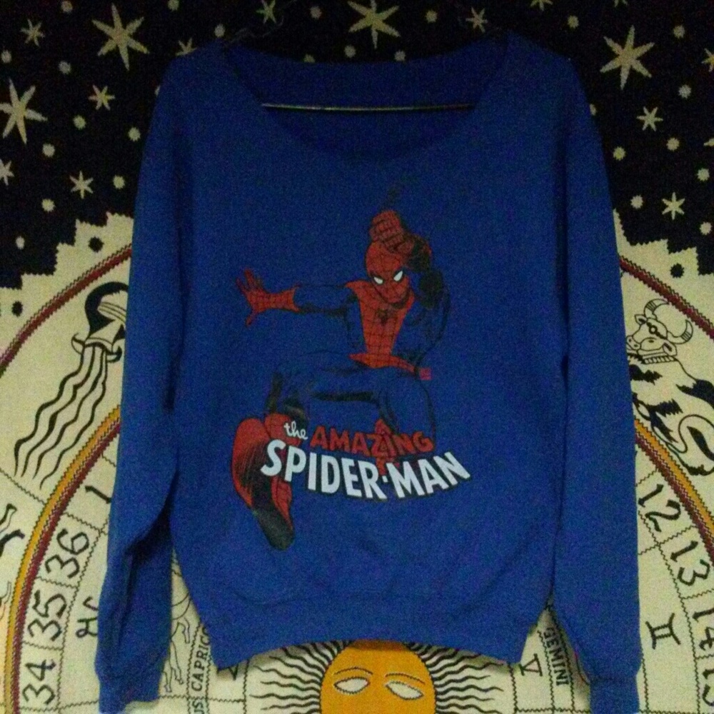Spiderman Pullover Sweater