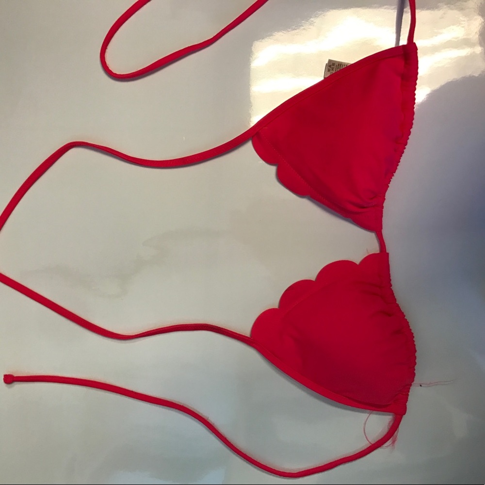 Victoria secret scalloped swim top