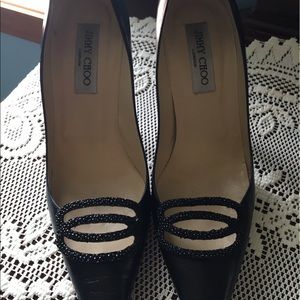 Jimmy Choo heel- Black- 100% Authentic!