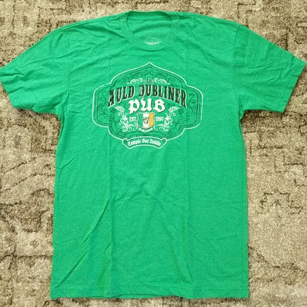 Green Auld Dubliner Irish Pub Shirt