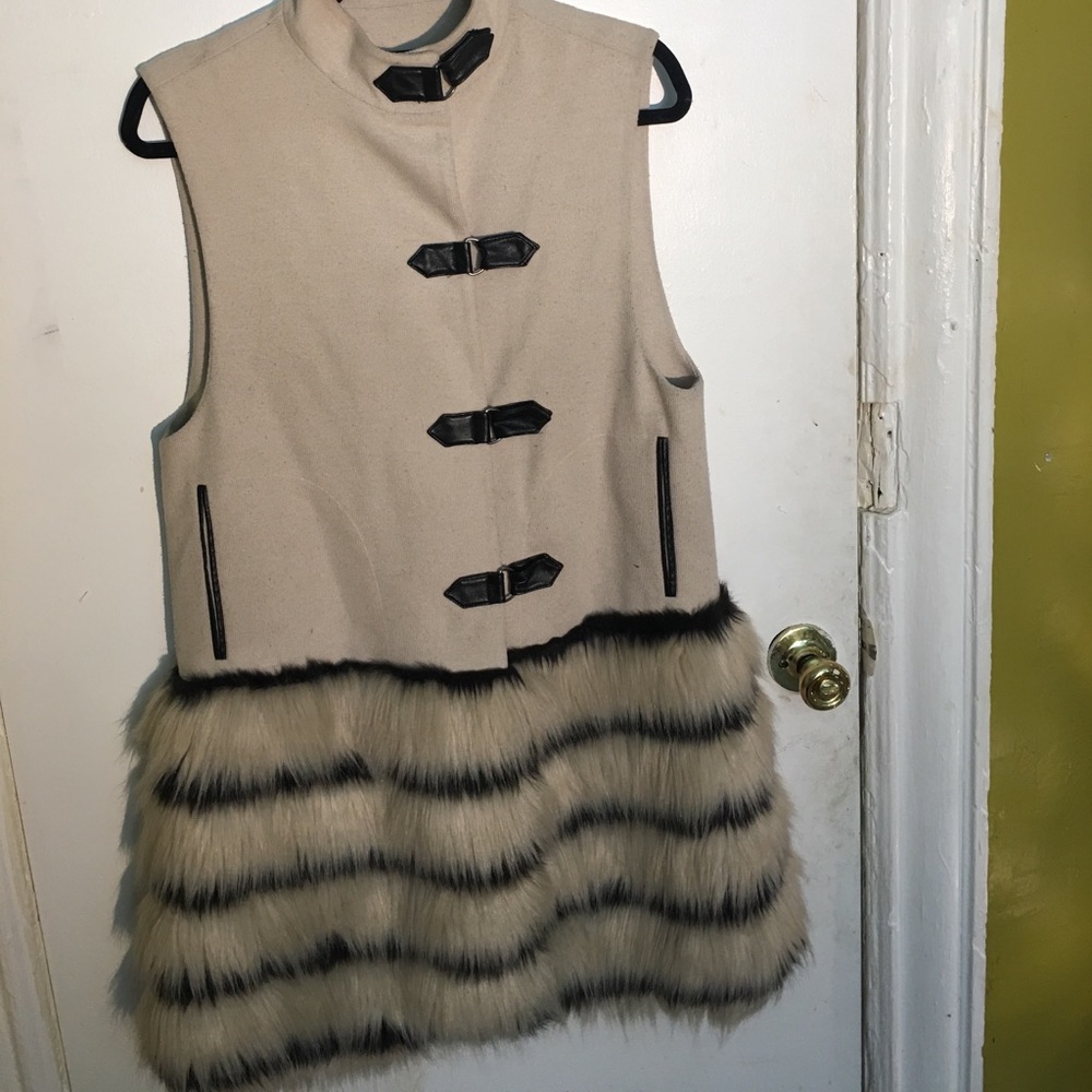 Plenty by Tracy Reese Faux Fur Vest!