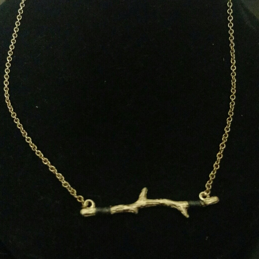 Branch necklace with earrings