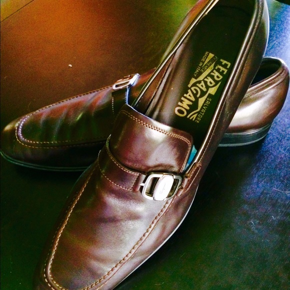 SALVATORE FERRAGAMO - men\'s brown/maroon loafers main image 4