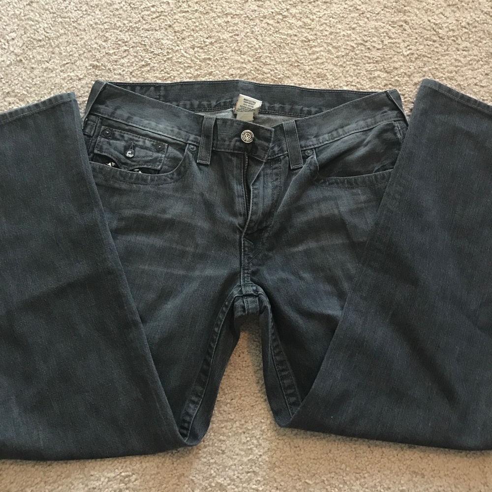 True religion dark gray wash